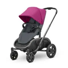 Quinny Hubb Graphite Frame Shopping Stroller - Pink/Graphite