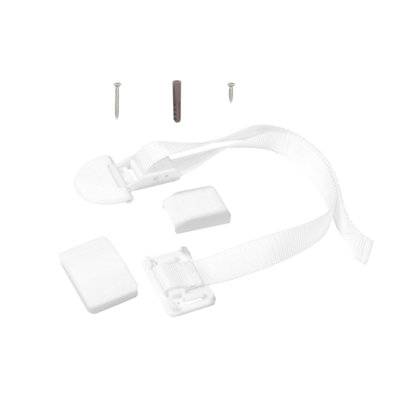 Fred Furniture Anti-Tip Kit-Pure White