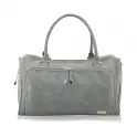 Isoki Double Zip Satchel Changing Bag-Stone