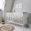 Tutti Bambini Rio Cot Bed-White/Dove Grey