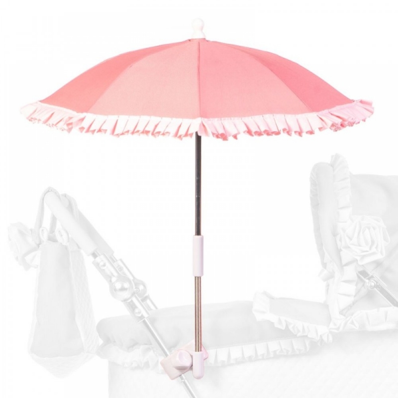 pink pram parasol