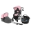 Kinderkraft 3in1 Juli Stroller-Pink