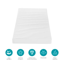 Tutti Bambini Bamtec FIBRE Cot Bed Mattress (140 x 70cm)