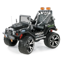 Peg Perego Gaucho Superpower Electric Ride On Jeep-Black (Refurbished 183)