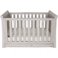 BabyStyle Noble Cot Bed With Underbed Drawer - Grey