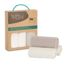 Tutti Bambini CoZee Bedside Crib Starter Set-Neutral/Pebble