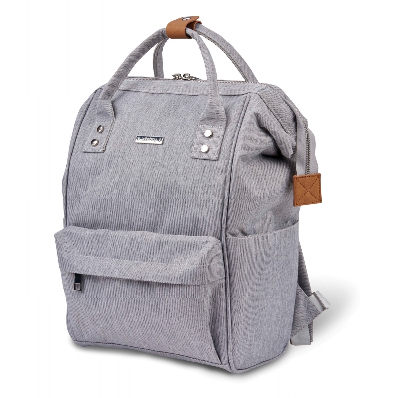 backpack changing bag grey