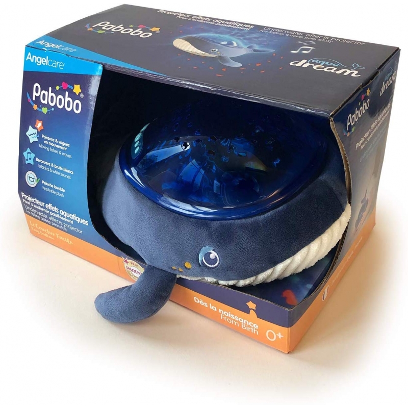 pabobo night light whale music projector