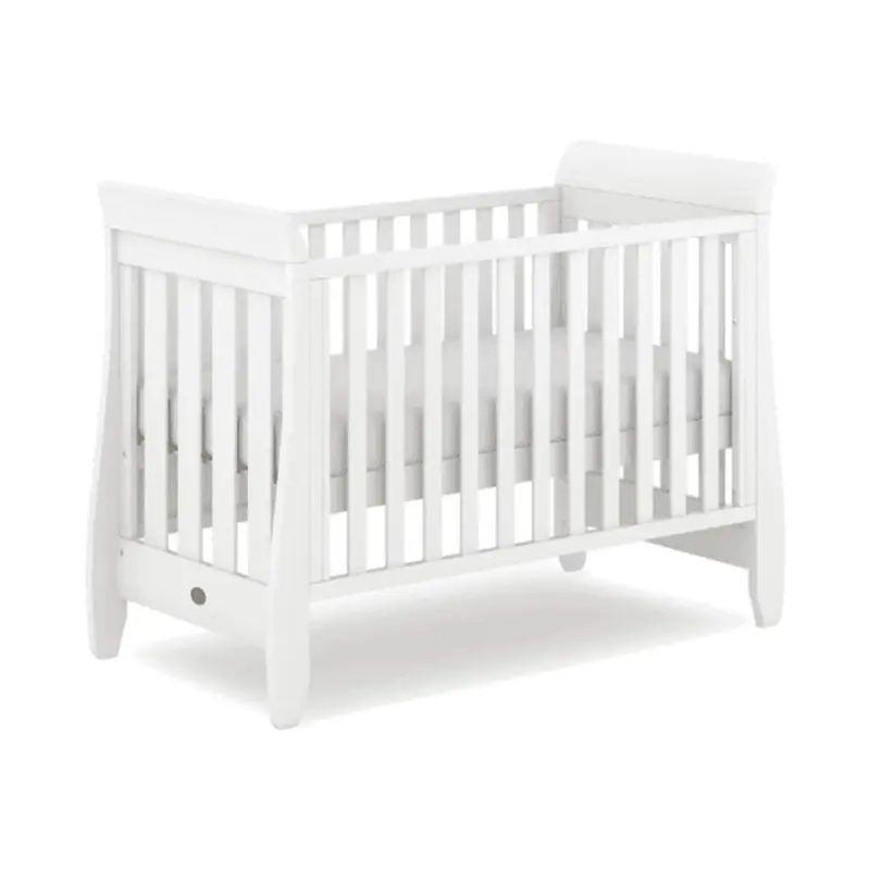 Boori Urbane Sleigh Cot Bed-Barley White (2021)