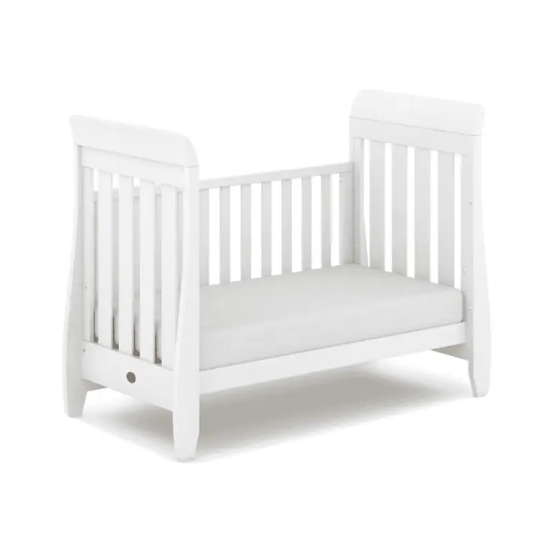 Boori Urbane Sleigh Cot Bed Barley White 2021