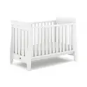 Boori Urbane Sleigh Cot Bed - Barley White