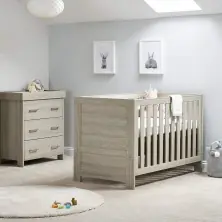 Obaby Nika 2 Piece Room Set - Grey Wash