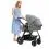 Kinderkraft Moov 3in1 Travel System-Grey Melange 