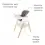 Tutti Bambini Nova Evolutionary Highchair-White/Oak