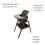 Tutti Bambini Nova Evolutionary Highchair-Black/Black