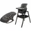 Tutti Bambini 2in1 Highchair Bundle-Black 