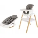 Tutti Bambini 2in1 Nova Highchair/Rocker Bundle - Oak/White