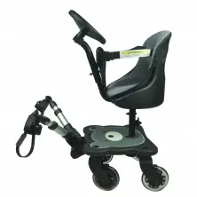 Roma 4 Rider Toddler Seat and Ride On Board - Black