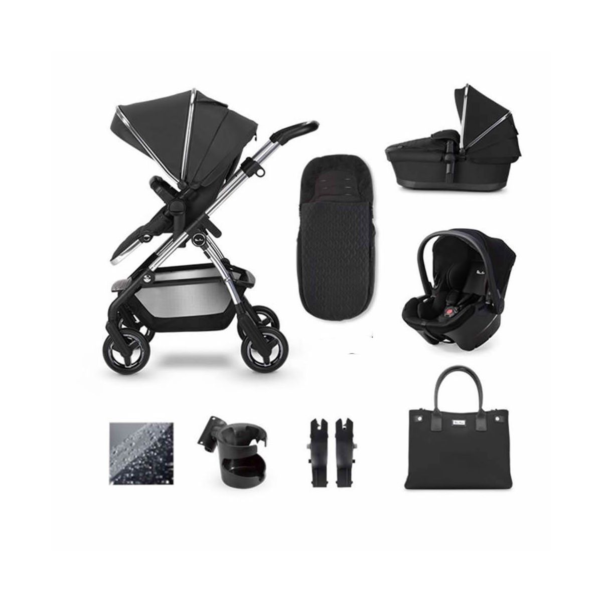 silver wayfarer pram