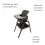 Tutti Bambini 2in1 Nova Highchair/Rocker Bundle-Black 