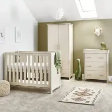 OBaby Nika 3 Piece Room Set - Oatmeal