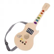Classic World Glowing Wooden Electrical Guitar