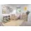 Boori Natty Cot Bed-White & Oak (2021)