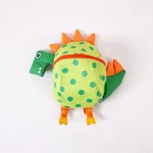 Red Kite Dinosaur Back Pack and Reins - Green/Orange