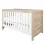 Tutti Bambini Modena Cot Bed-White and Oak