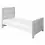 Tutti Bambini Modena Cot Bed-Grey Ash and White