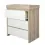 Tutti Bambini Modena 3 Piece Room Set-White and Oak