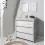 Tutti Bambini Modena 3 Piece Room Set-Grey Ash and White