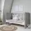 Tutti Bambini Modena 2 Piece Room Set-Ash Grey and White 