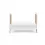 Obaby Maya Mini Cot Bed-White/Natural