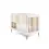 Obaby Maya Mini Cot Bed-White/Natural