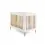 Obaby Maya Mini Cot Bed-White/Natural