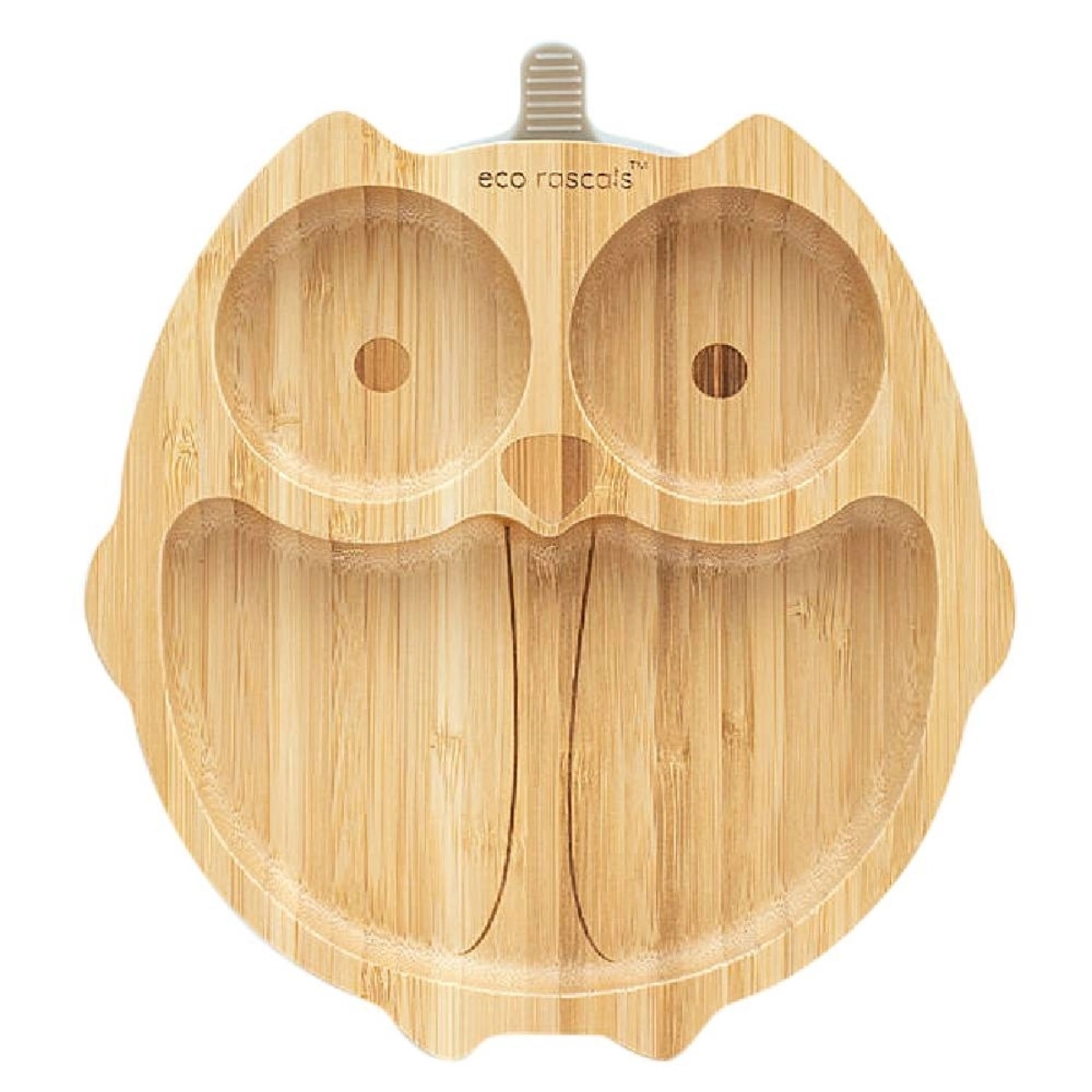 eco rascals Owl Shaped Bamboo Plate