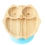 eco rascals Owl Shaped Bamboo Plate-Blue (2021)