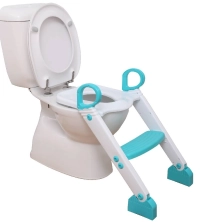 Dreambaby Step-up Toilet Trainer-Aqua/White