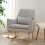 Tutti Bambini Oscar Rocking Chair-Pebble/Grey