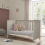 Tutti Bambini Verona Cot Bed-Dove Grey/Oak