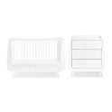 SnuzKot Skandi 2 Piece Nursery Furniture Set - White