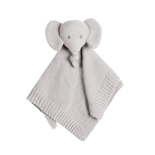 Nattou Tembo Doudou 30cm Knitted Cotton Elephant - Grey