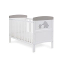 Obaby Grace Inspire Cotbed Me & Mini Me Elephants - Grey