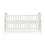 Obaby Whitby Cot Bed & Foam Mattress-White