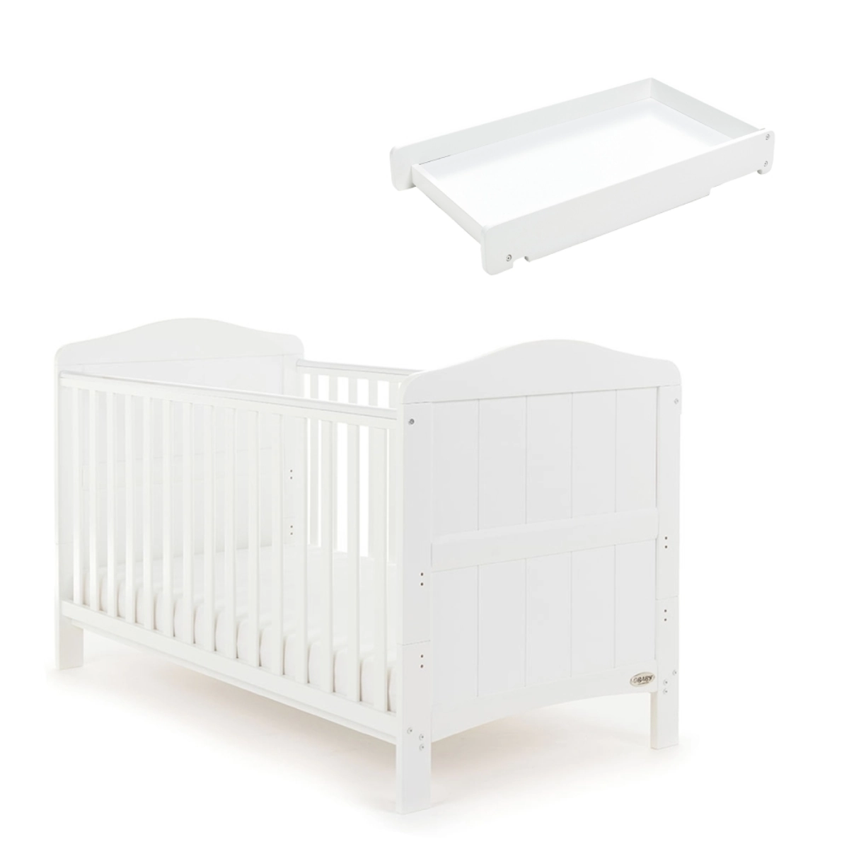 Obaby Whitby Cot Bed Cot Top Changer