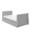 Obaby Stamford Classic Sleigh Cot Bed & Cot Top Changer-Warm Grey