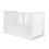 Snowdon Classic Cot Bed and Finest Mattress-White