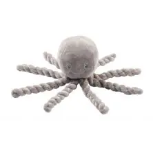 Nattou Lapidou Piu Piu Octopus - Grey