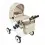 Roma Wynnie Dolls Pram Accessory Pack-coffee polka